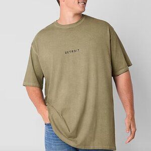 Arizona Mens Crew Neck Short Sleeve Big and Tall Graphic T-Shirt, Sz 2XLT